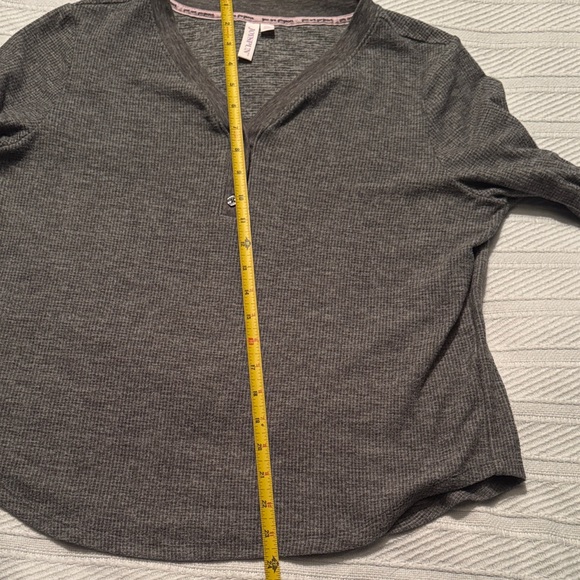 Joyspun Gray Ribbed Lounge Set - Picture 6 of 10